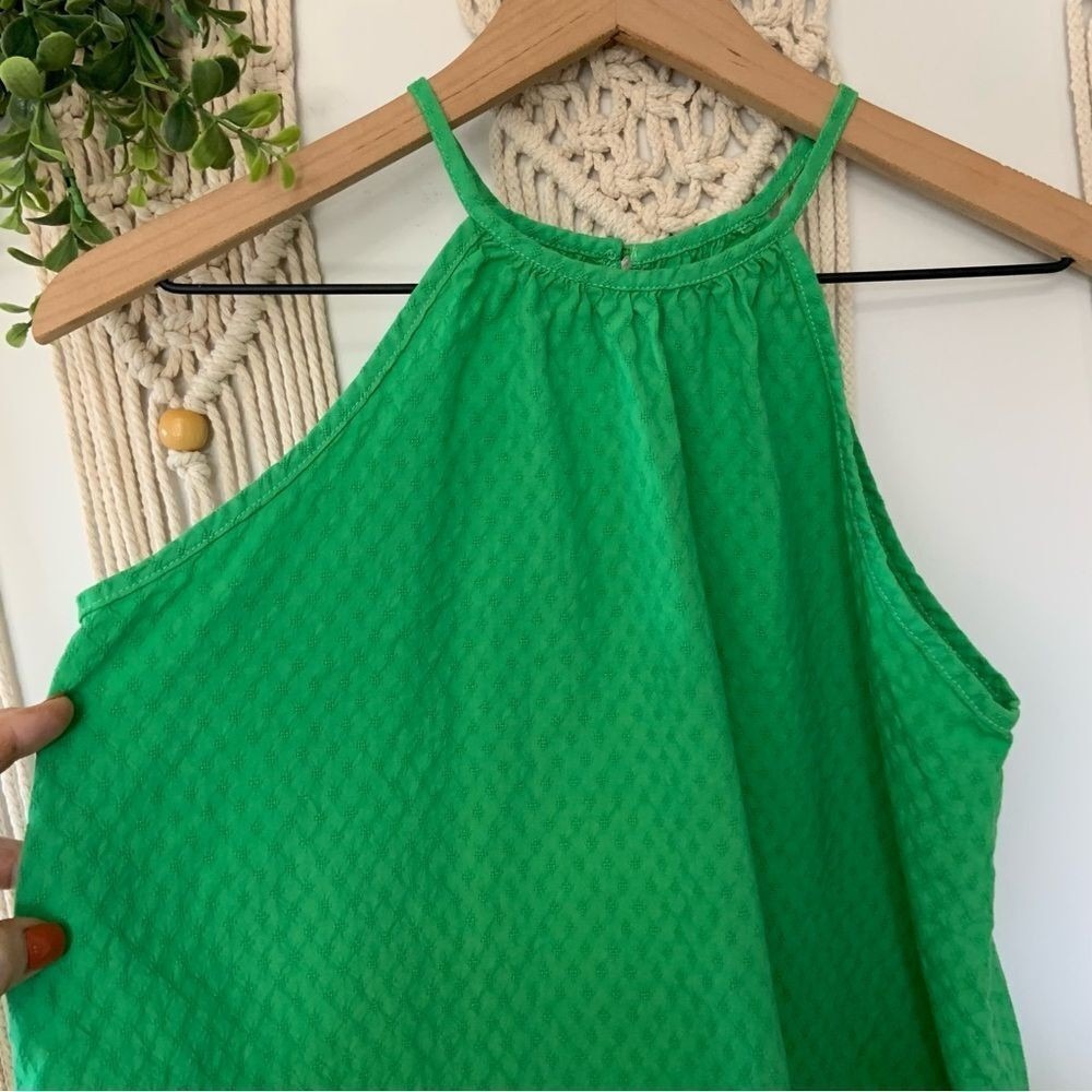 MICHELLE MCDOWELL Arianna High Neck Halter Top Green Size Small - Picture 4 of 8